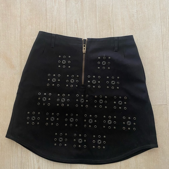 Coach grommet/eyelet holes/ studs skirt